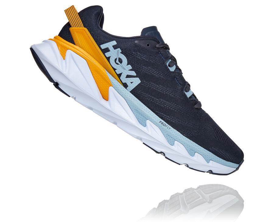 Tenis Hoka One One Hombre Azul Marino/Blancos - Elevon 2 - CAWL95362